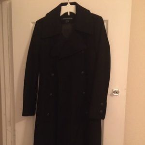 Women's Chic Fit & Flare Maxi-Length Wool Coat